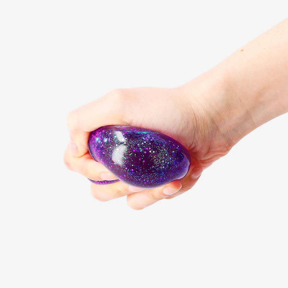 Fidget ball - Purple glitter