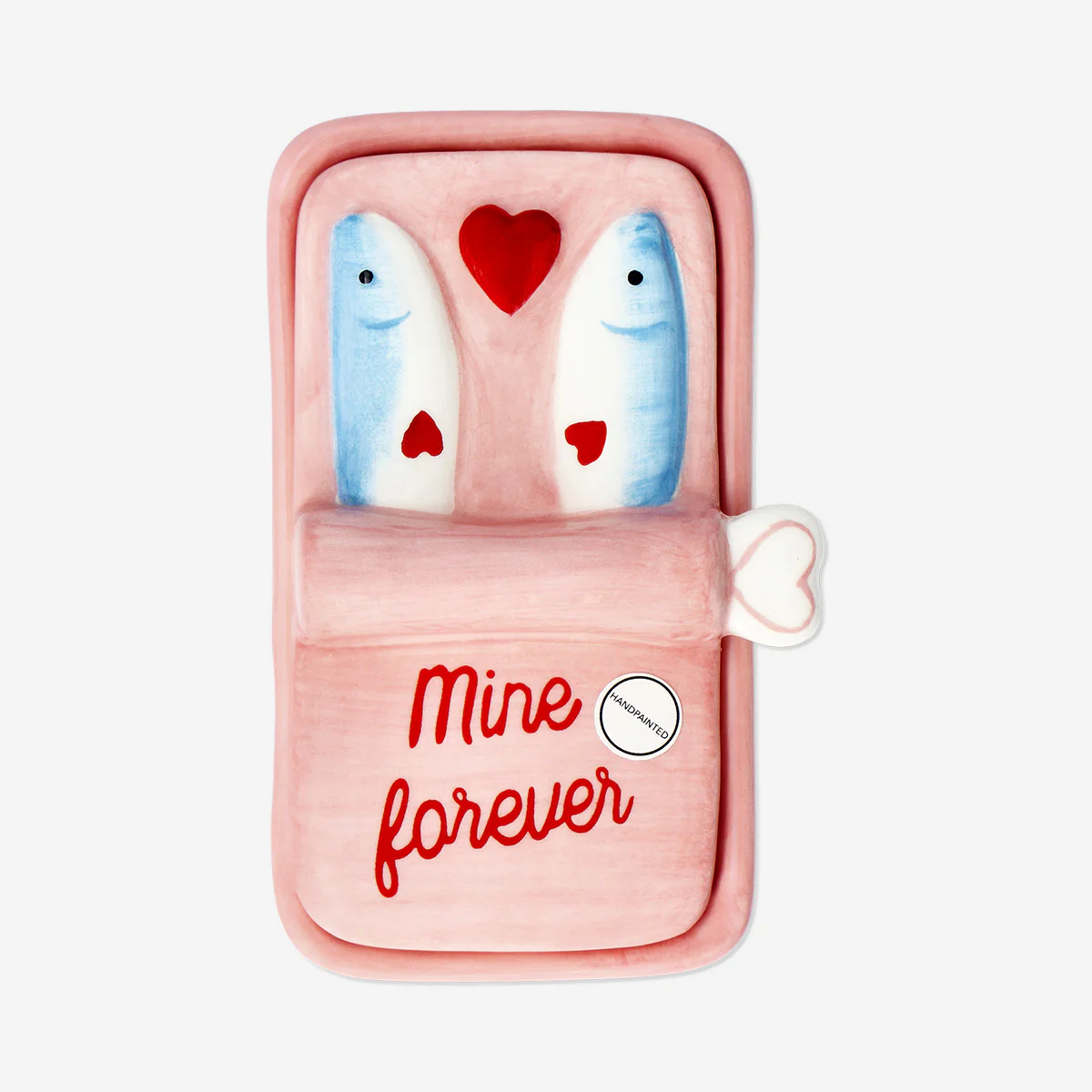 Ceramic decorative sardines jar