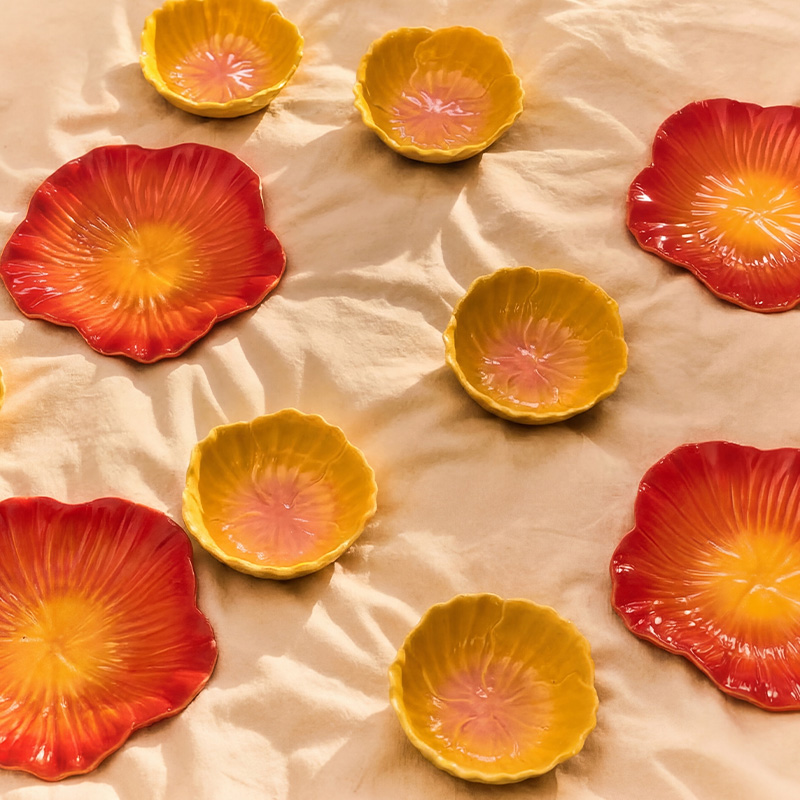 Flower ceramics