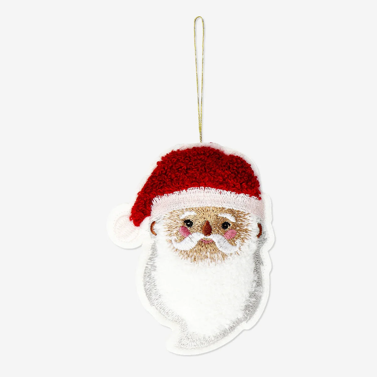 Hanging ornament - Santa bouclé ornament