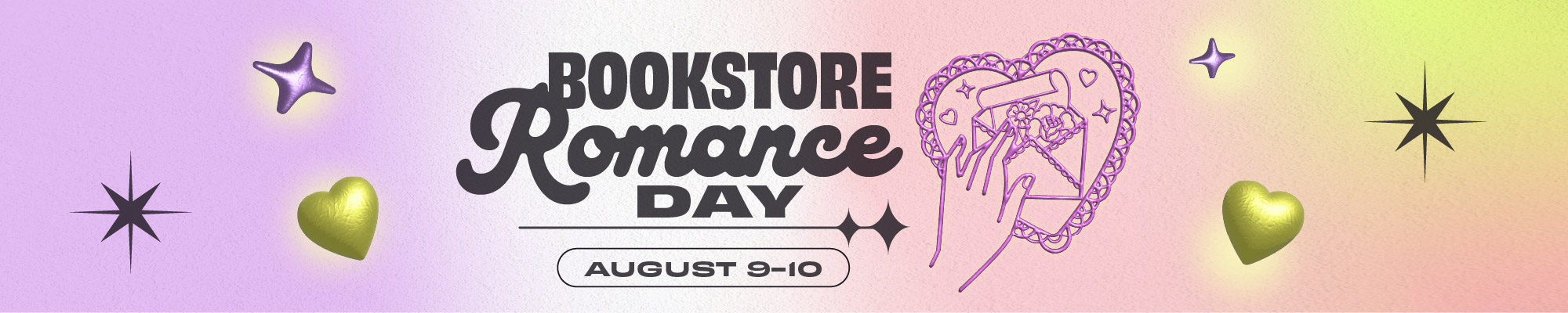 Bookstore Romance Day, August 9–10