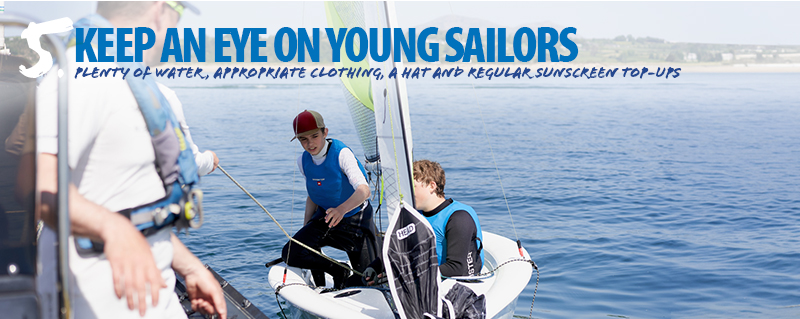Keep an eye on young sailors