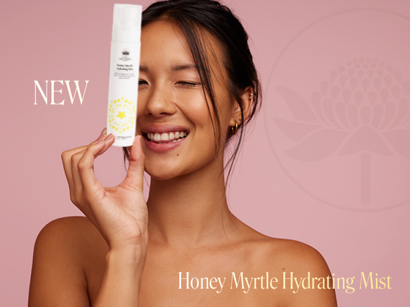 Meet our new Honey Myrtle Hydrating Mist 💛 Australian Bush Flower