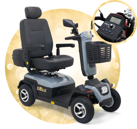 Celebrate the Holidays  with 18% Off the Golden Eagle Scooter