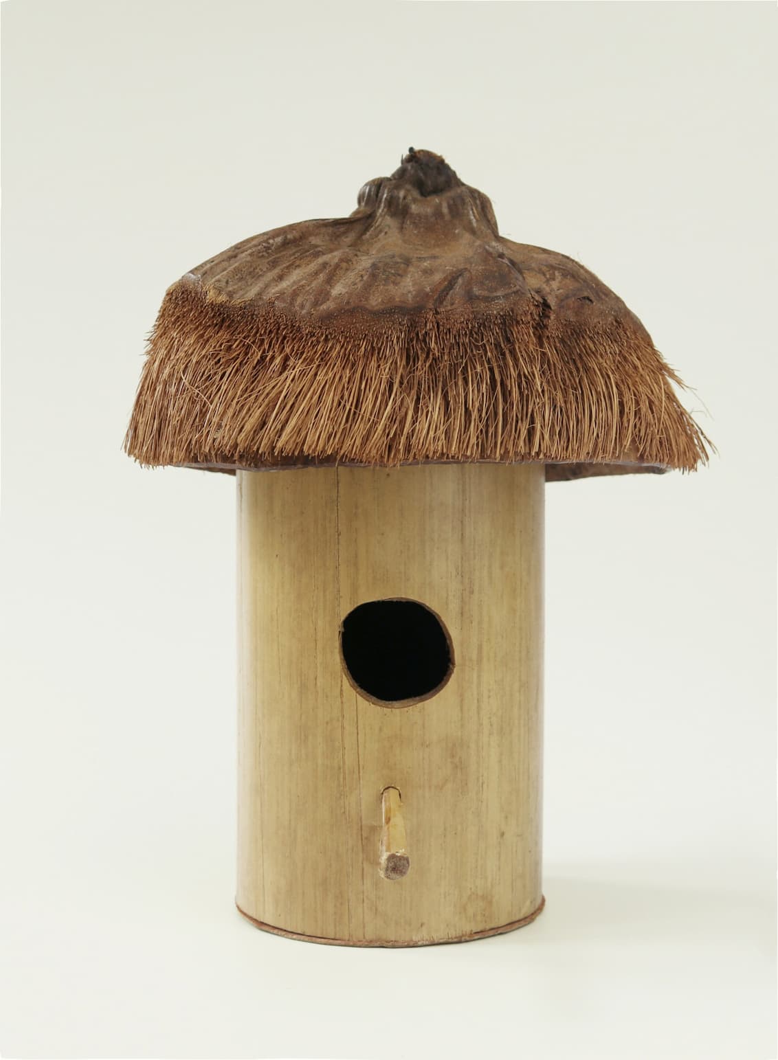 Coconut and Bamboo Bird House