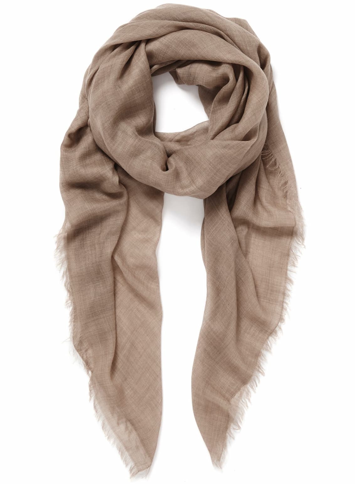 JANECARR The Sheer Fray Square, Taupe