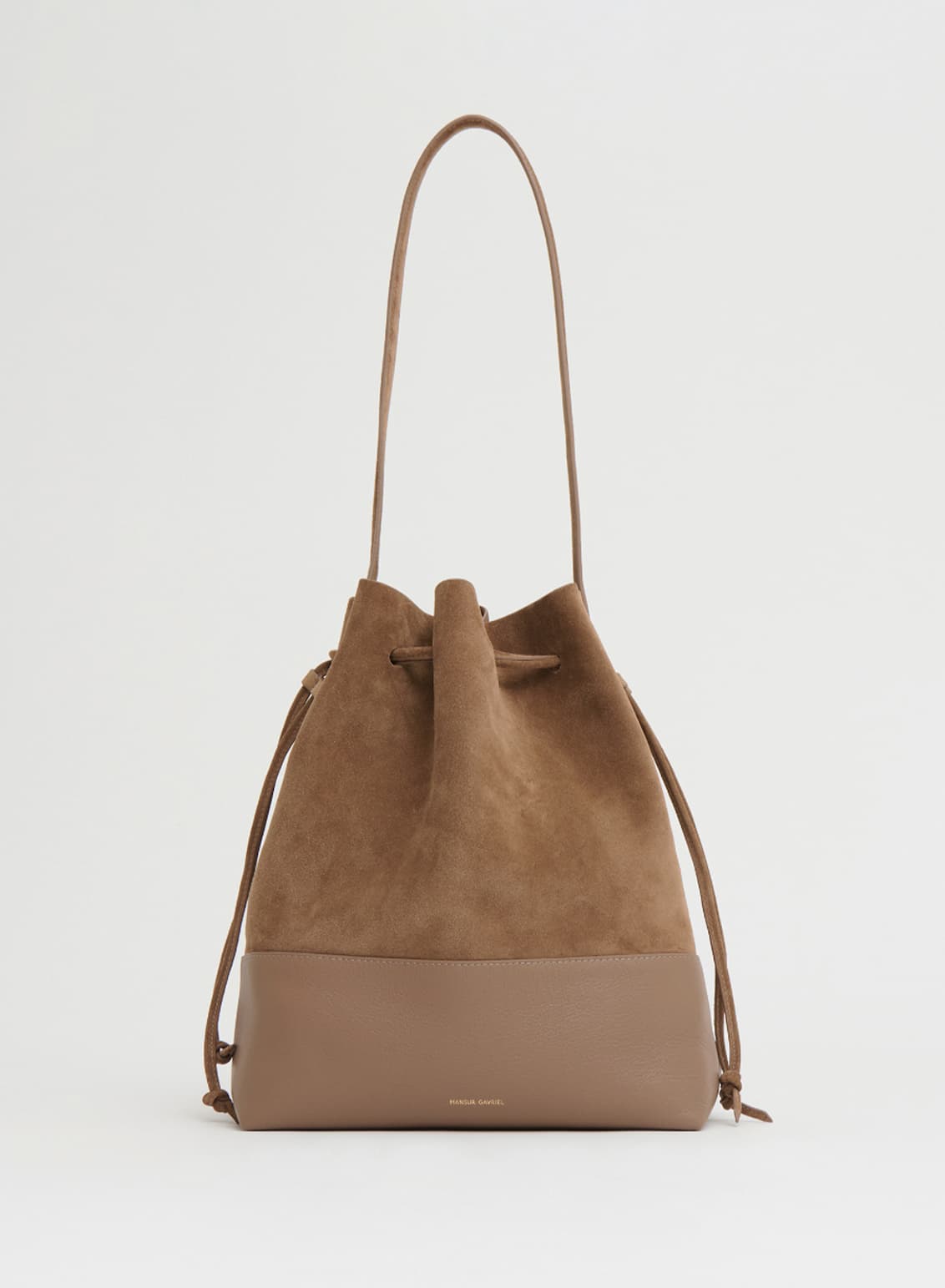 MANSUR GAVRIEL Drawstring Cabas Bag, Anise