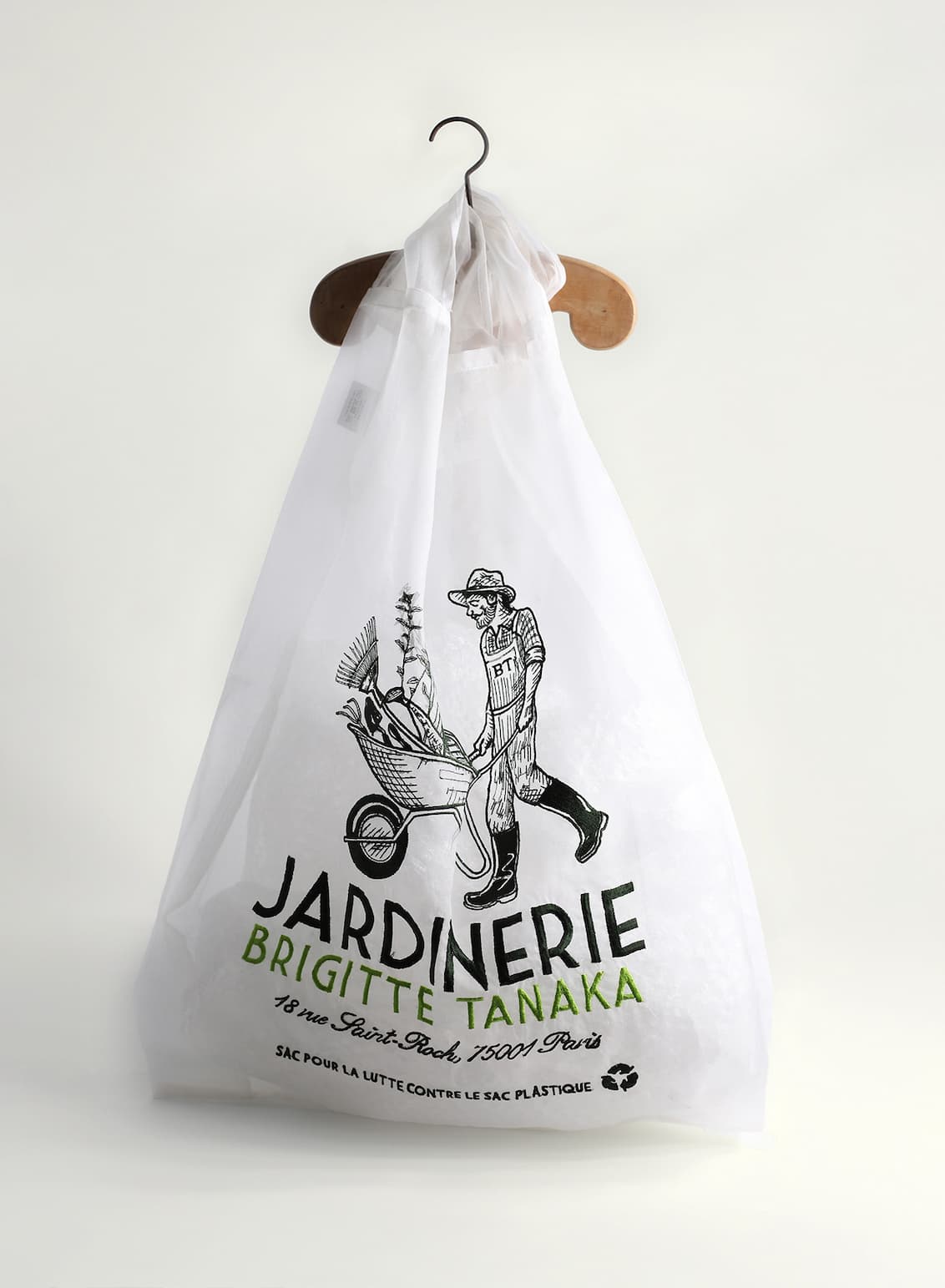 BRIGITTE TANAKA - Jardinerie Embroidered Organza Bag
