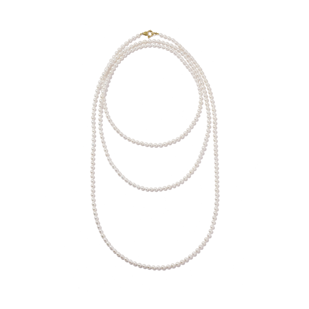 ベビーパールロングネックレス