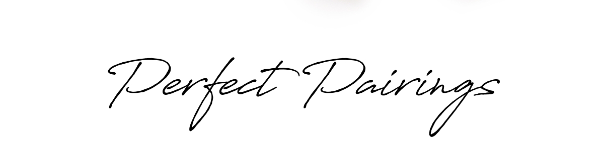 Perfect Pairings 