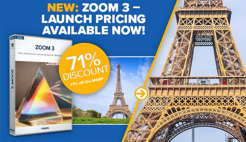 Enlarge photos perfectly with the new ZOOM 3 