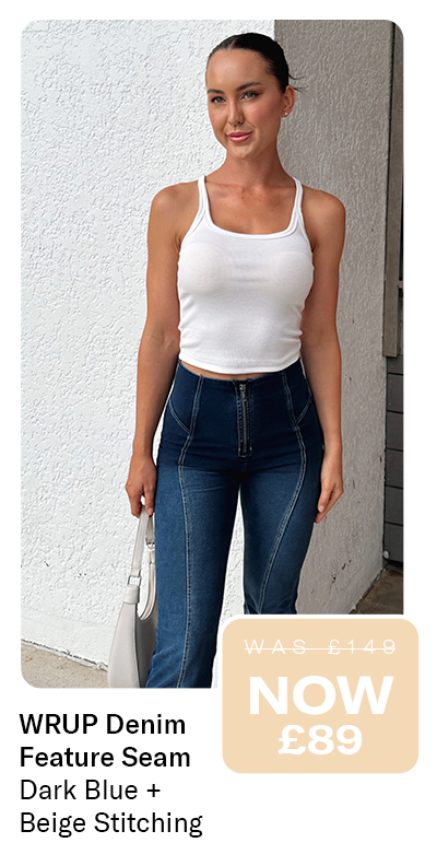 WRUP DENIM FEATURE SEAM 