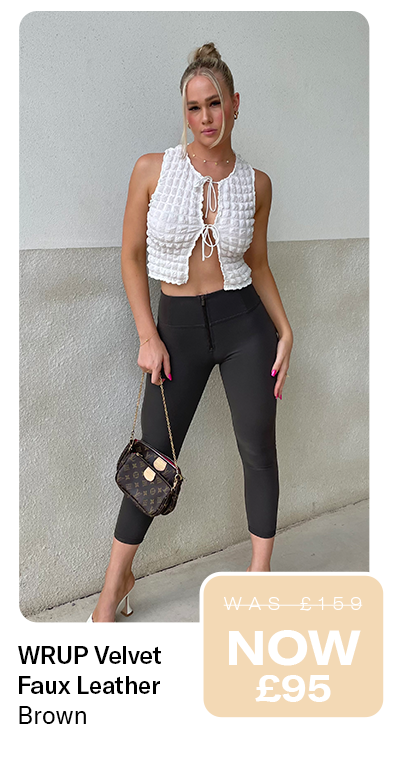 WRUP VELVET FAUX LEATHER