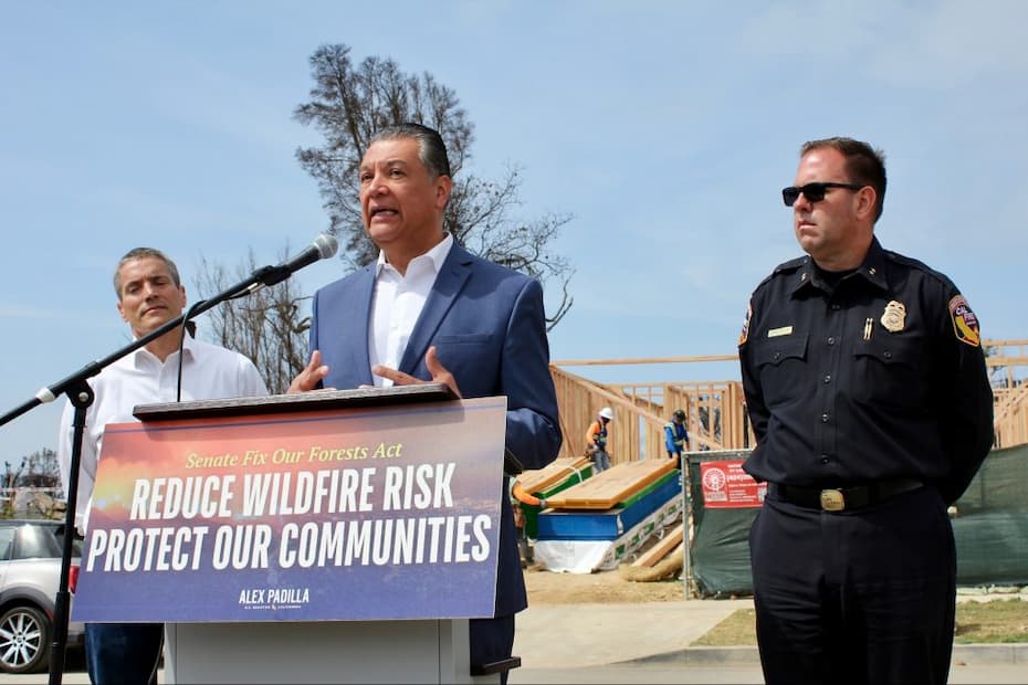 Alex Padilla announces Fix our Forests Act
