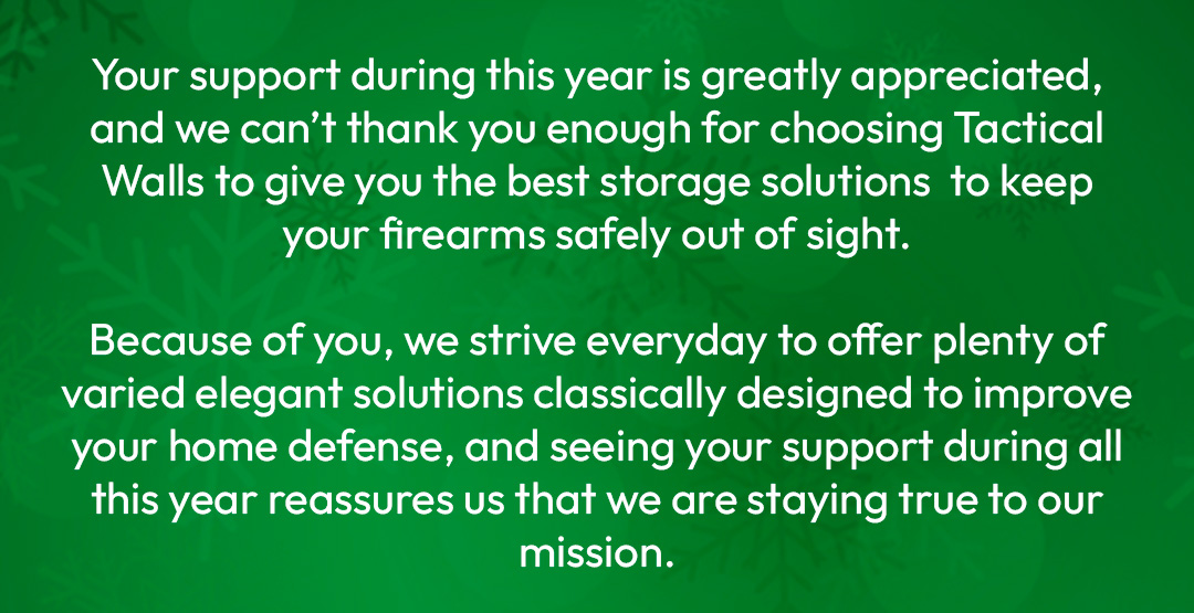 🎁🎄 Season Greetings! Pleasure doing business with you! Tactical Walls