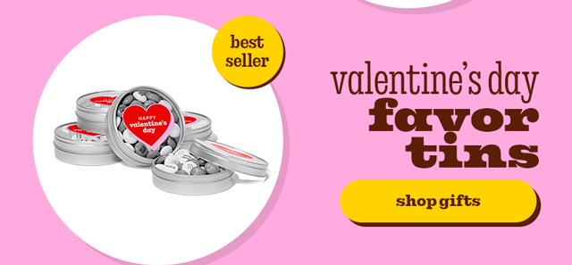 VALENTINE'S DAY FAVOR TINS