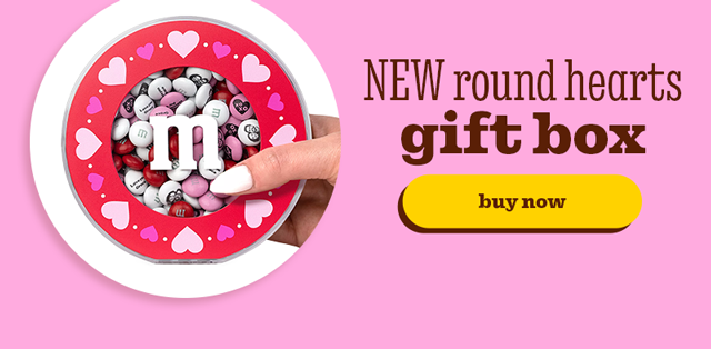 NEW ROUND HEARTS GIFT BOX