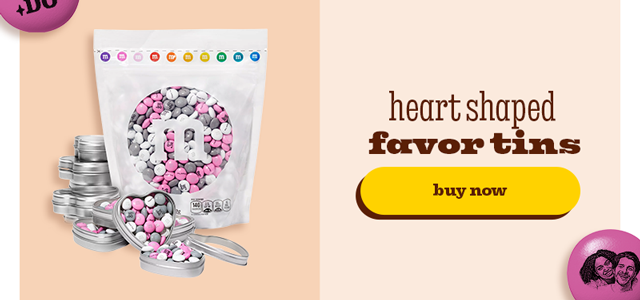 HEART SHAPED FAVOR TINS