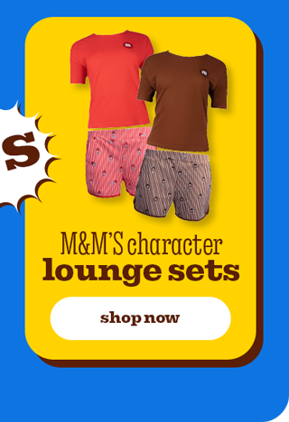 YELLOW'S PICK: M&M'S CHARACTER LOUNGE SETS