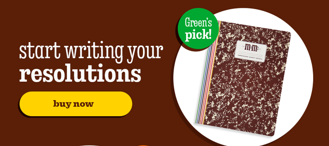 START WRITING YOUR RESOLUTIONS