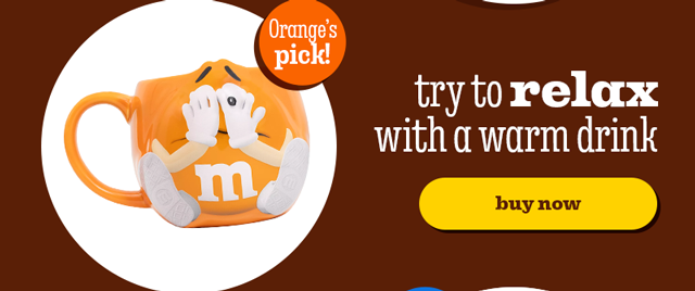 TRY TO RELAX WITH A WARM DRINK