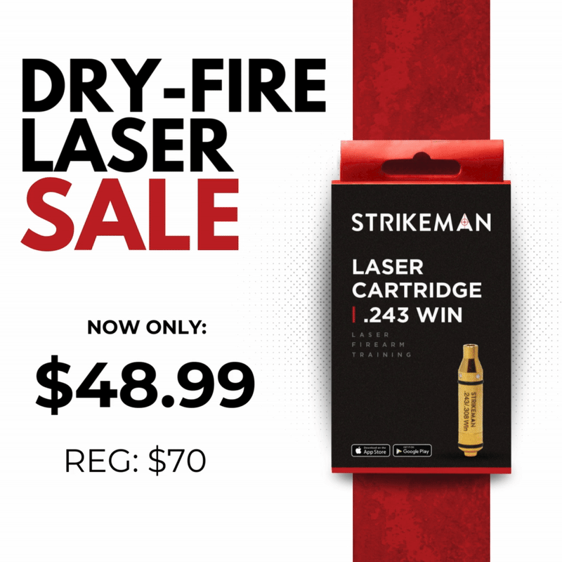 strikeman laser cartridge in all 18 calibers