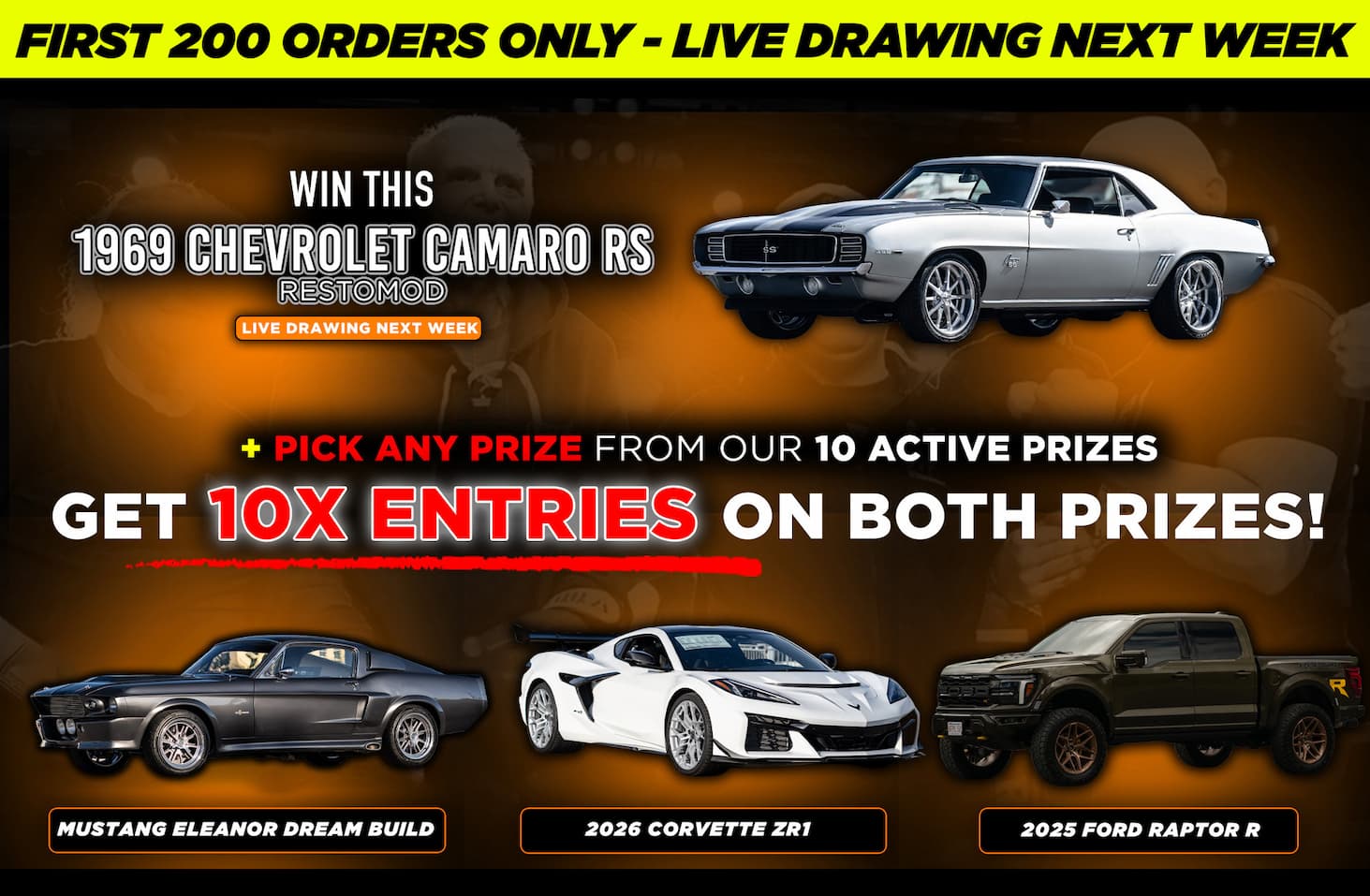 Win This 1969 Camaro RS/SS
