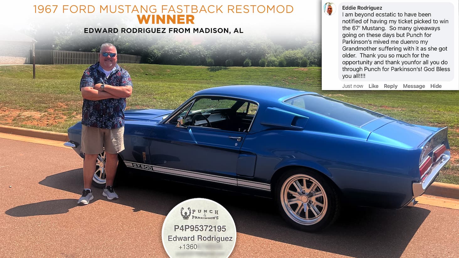 1967 Mustang GT500 Winner