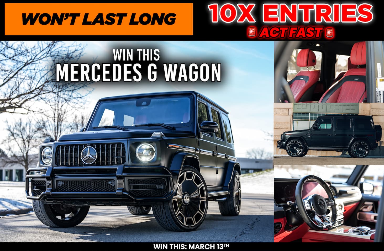 Win This Mercedes Benz G63