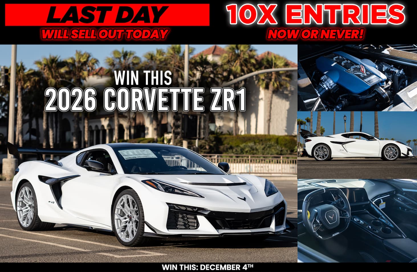 Win This 2026 ZR1 Corvette 