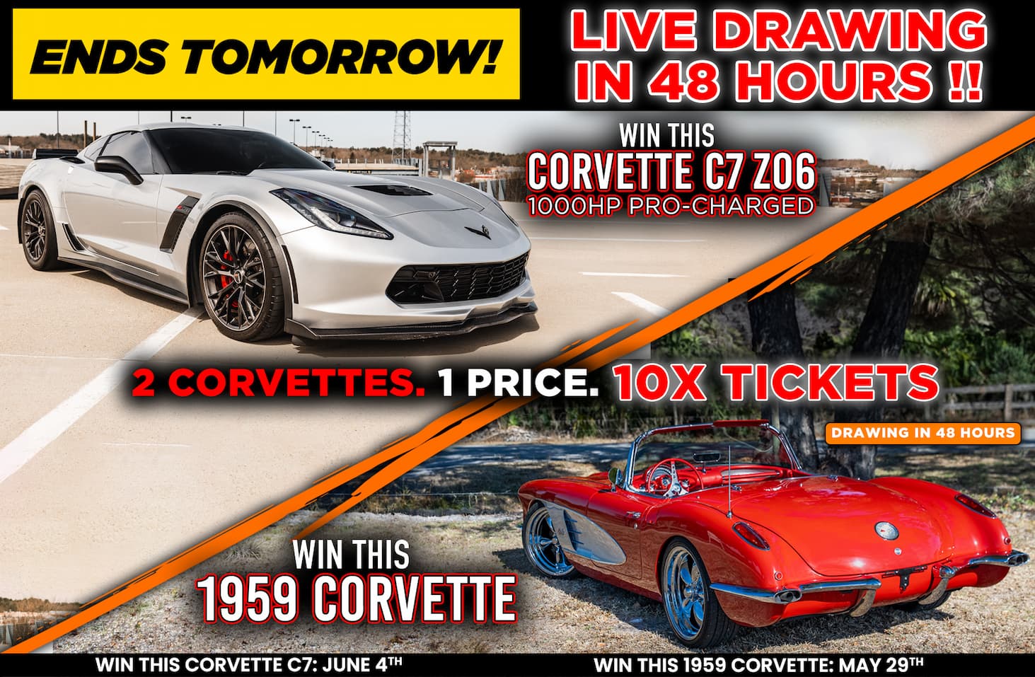 Win This Corvette Z06 & 1959 Corvette