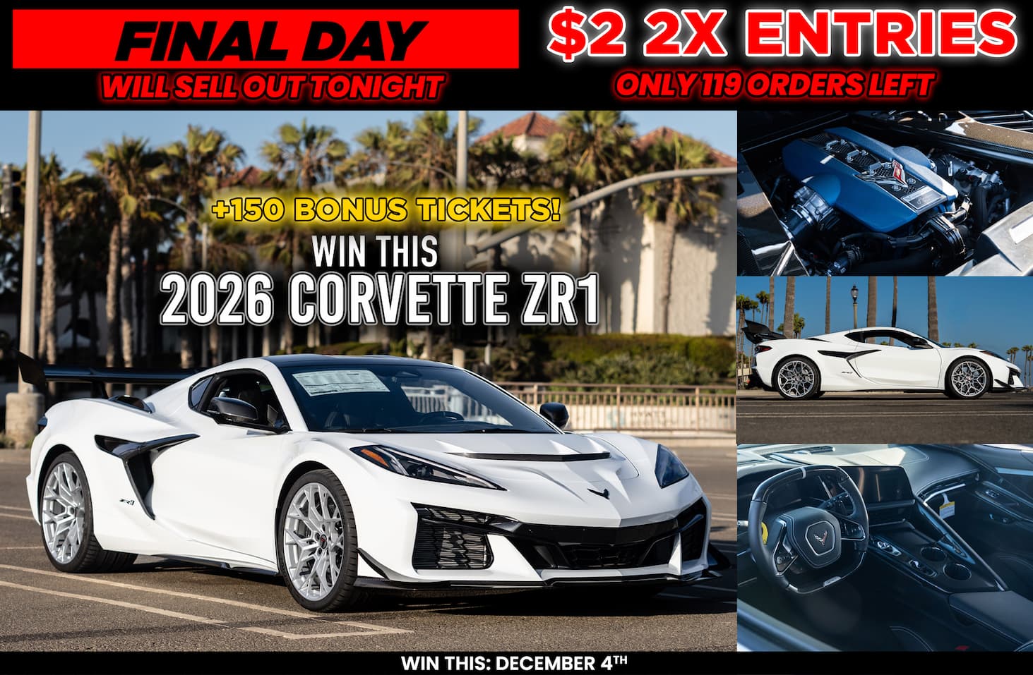 Win This 2026 ZR1 Corvette 