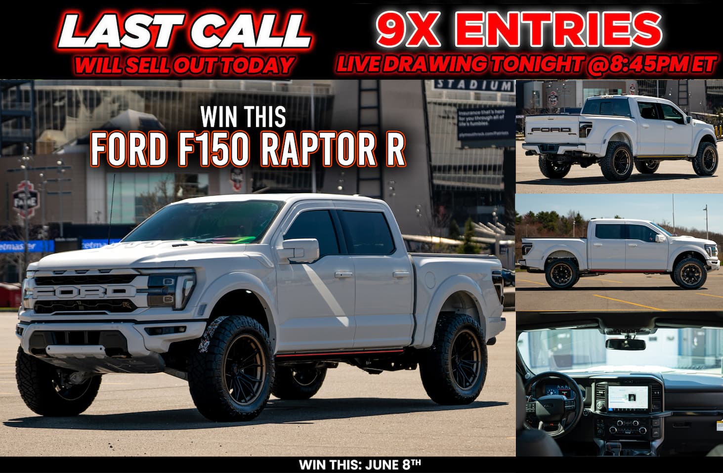 Win This 2025 Ford Raptor R TONIGHT!