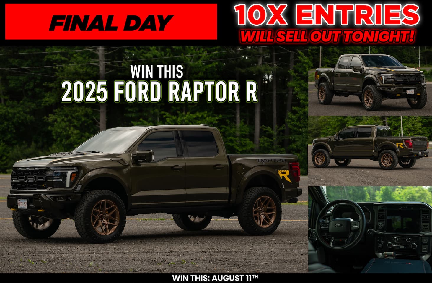 Win This 2025 Ford Raptor R