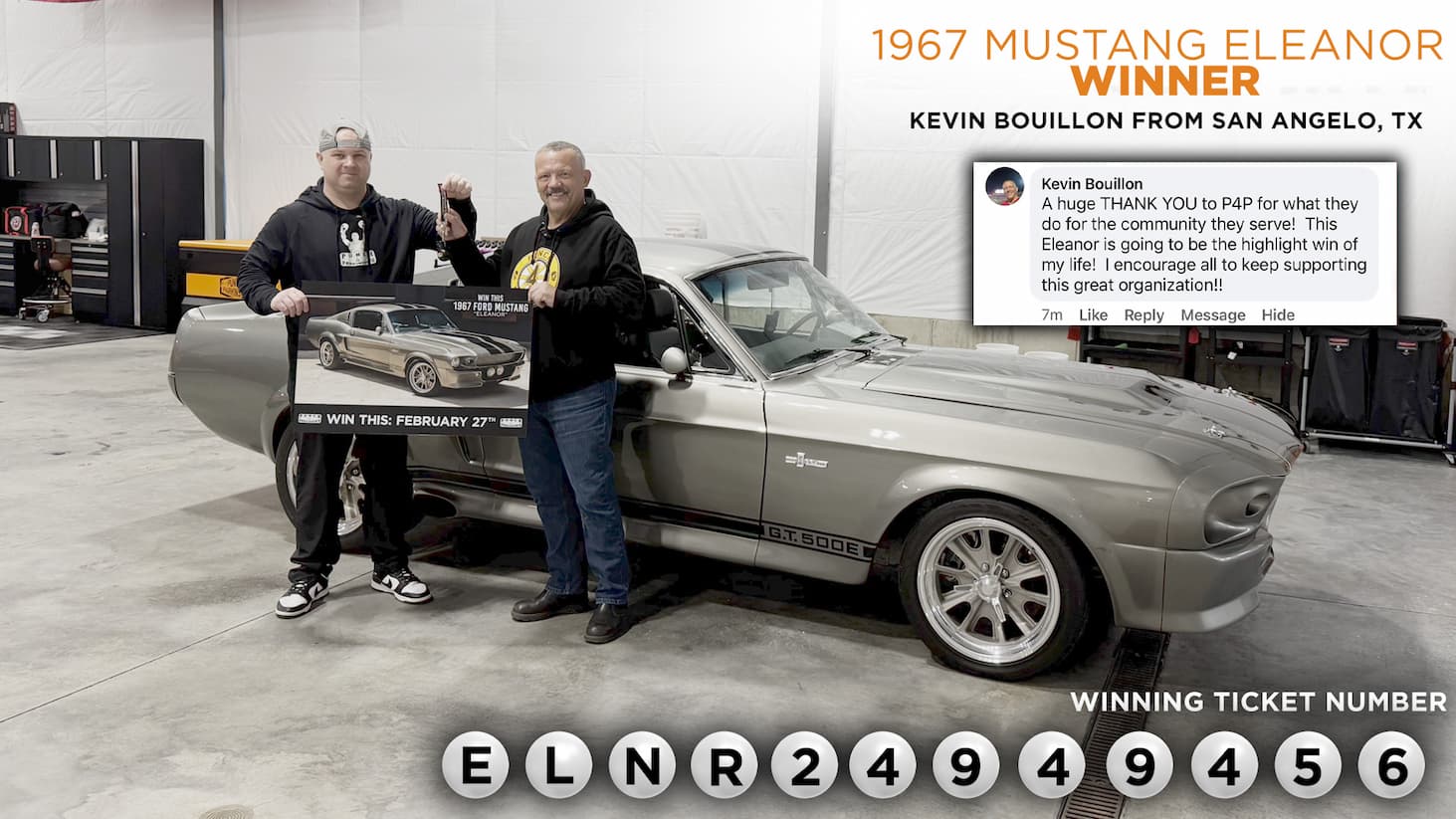 1967 Mustang "Eleanor" Winner