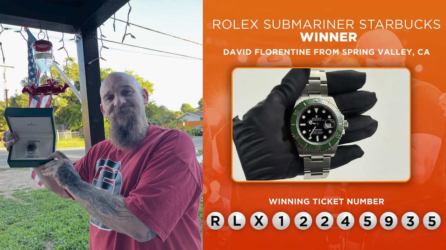 Previous Rolex Submariner Winner