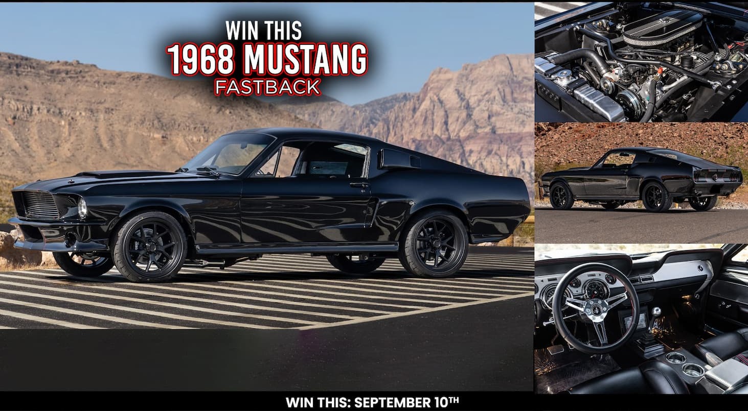 Win This 1968 Mustang Fastback In Days
