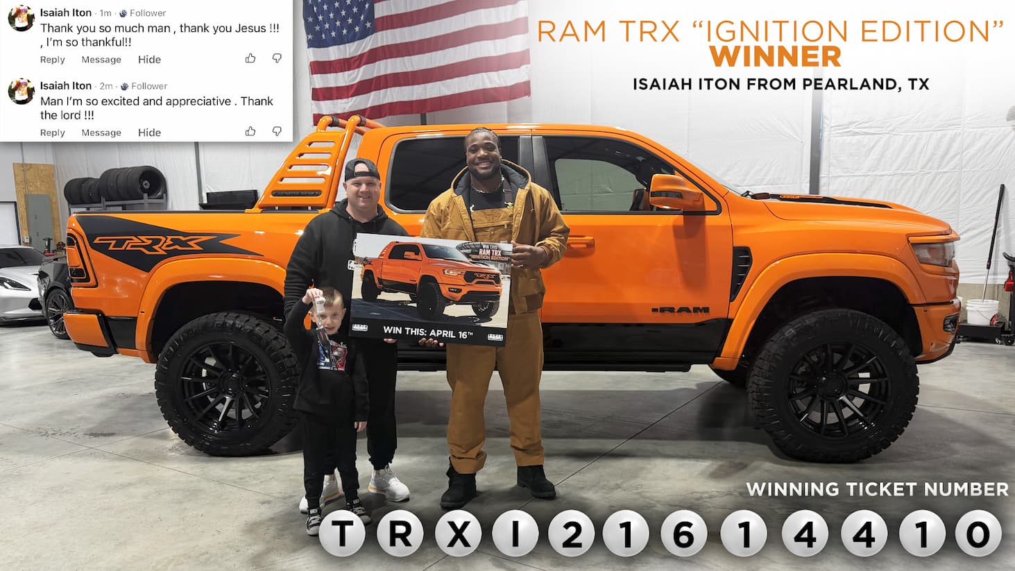 Previous Ram TRX Winner