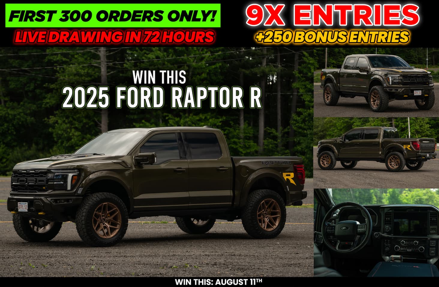 Win This 2025 Ford Raptor R