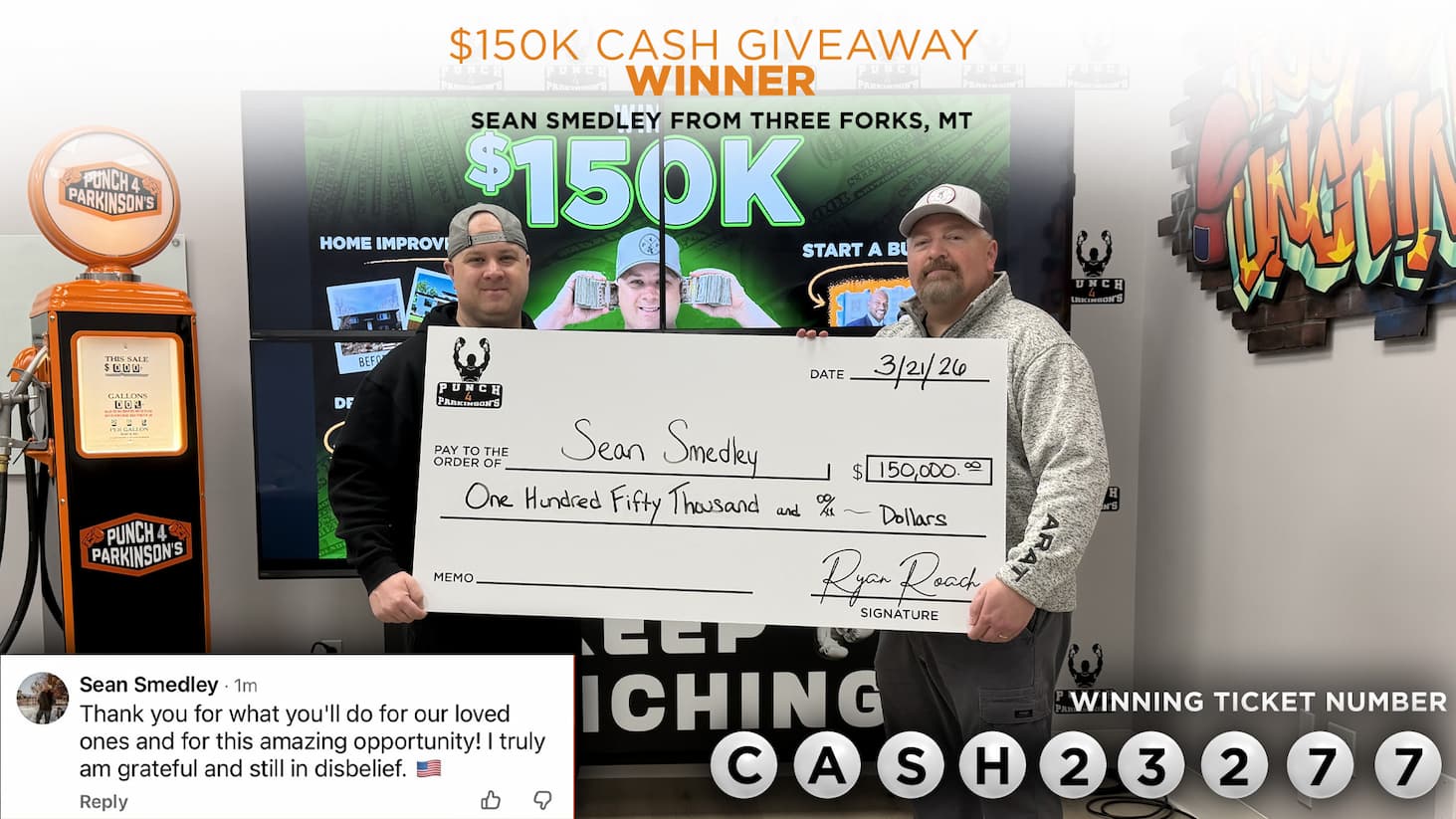 Previous $150K Cash Winner