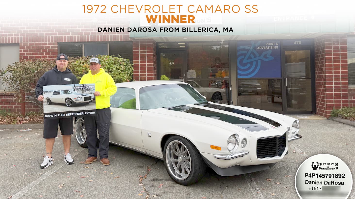 1972 Camaro Winner
