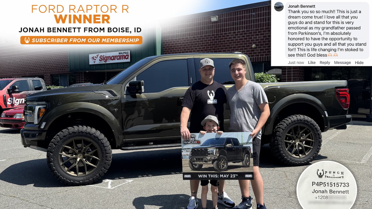 Previous Raptor R Winner