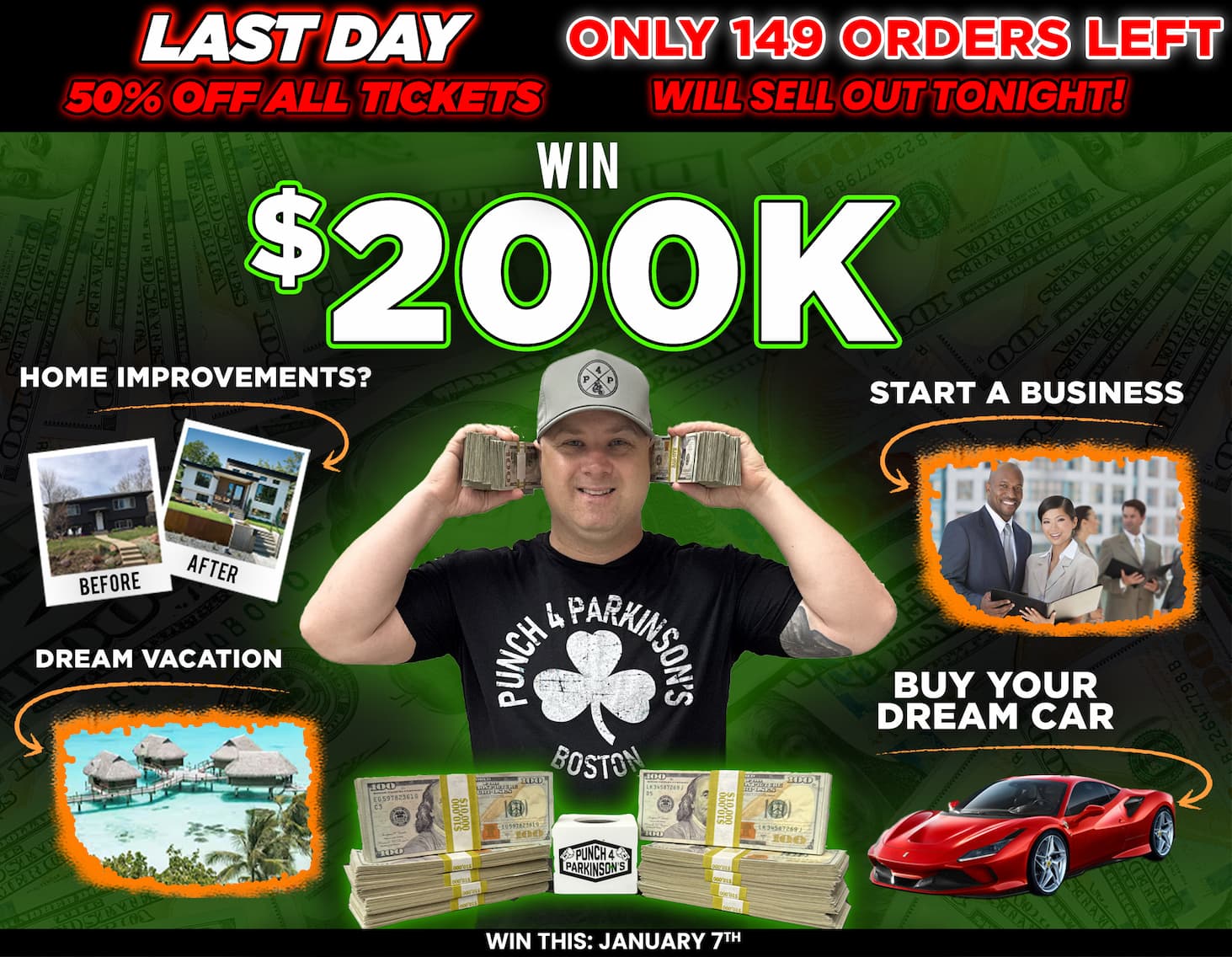 Win $200,000 Cash
