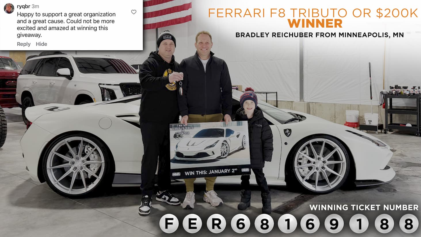 Previous Ferrari F8 Winner