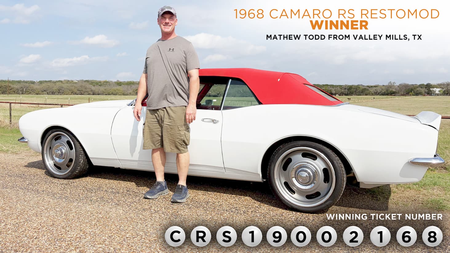 Previous 1968 Camaro Winner