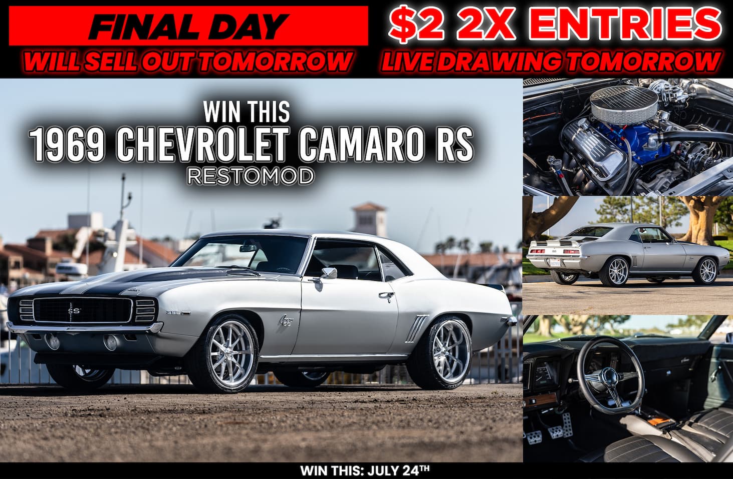 Win This 1969 Camaro RS/SS