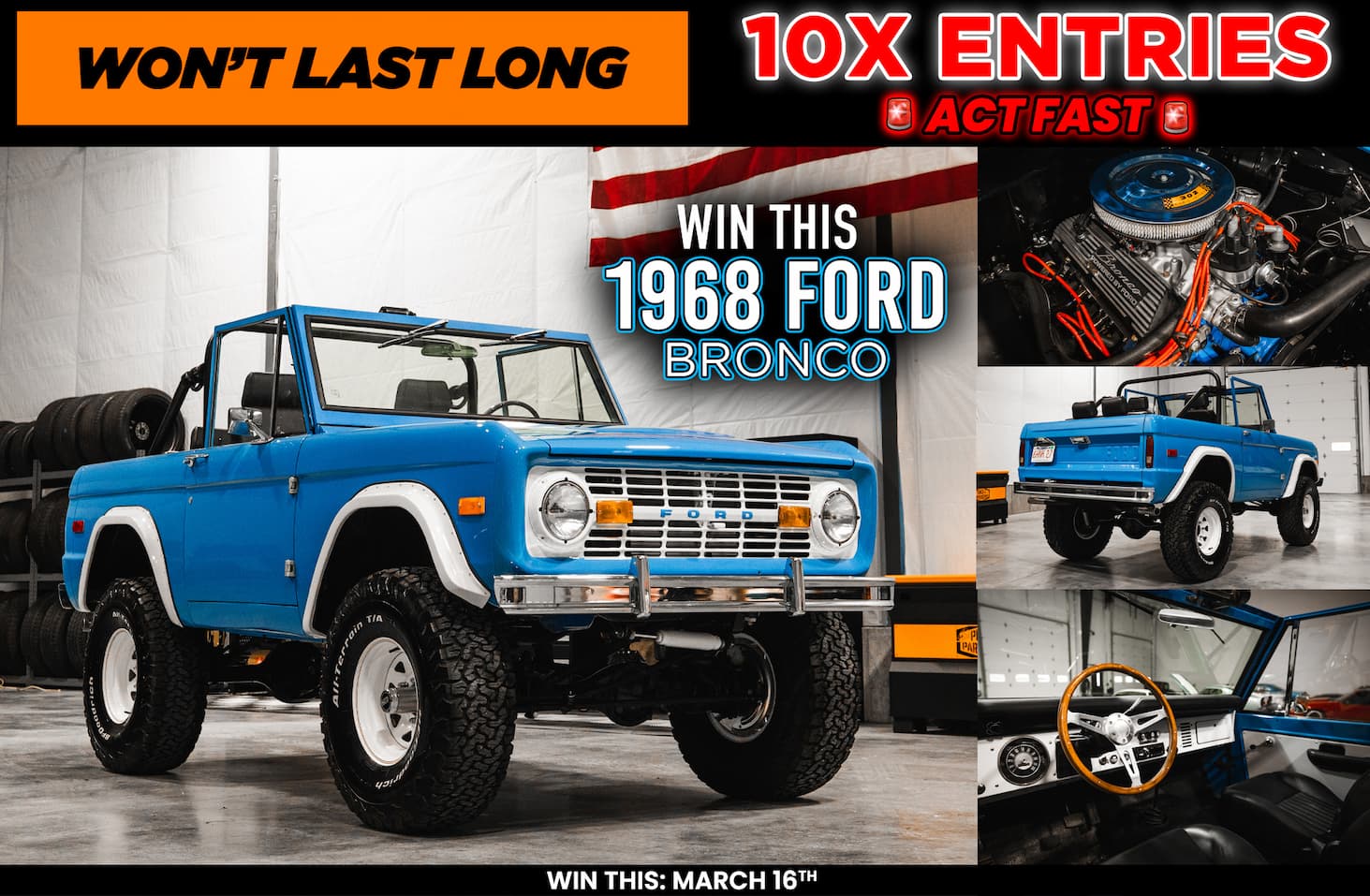 Win This 1968 Ford Bronco