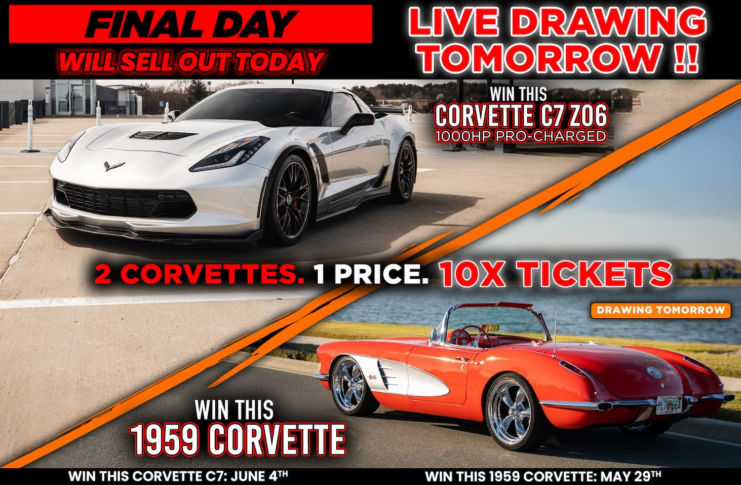 Win This Corvette Z06 & 1959 Corvette