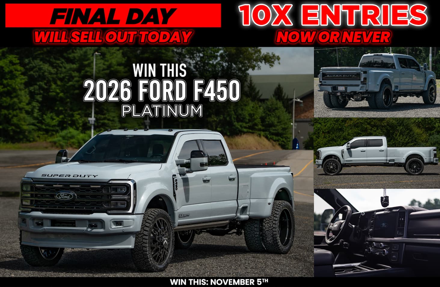 Win This 2026 Ford F450 Platinum