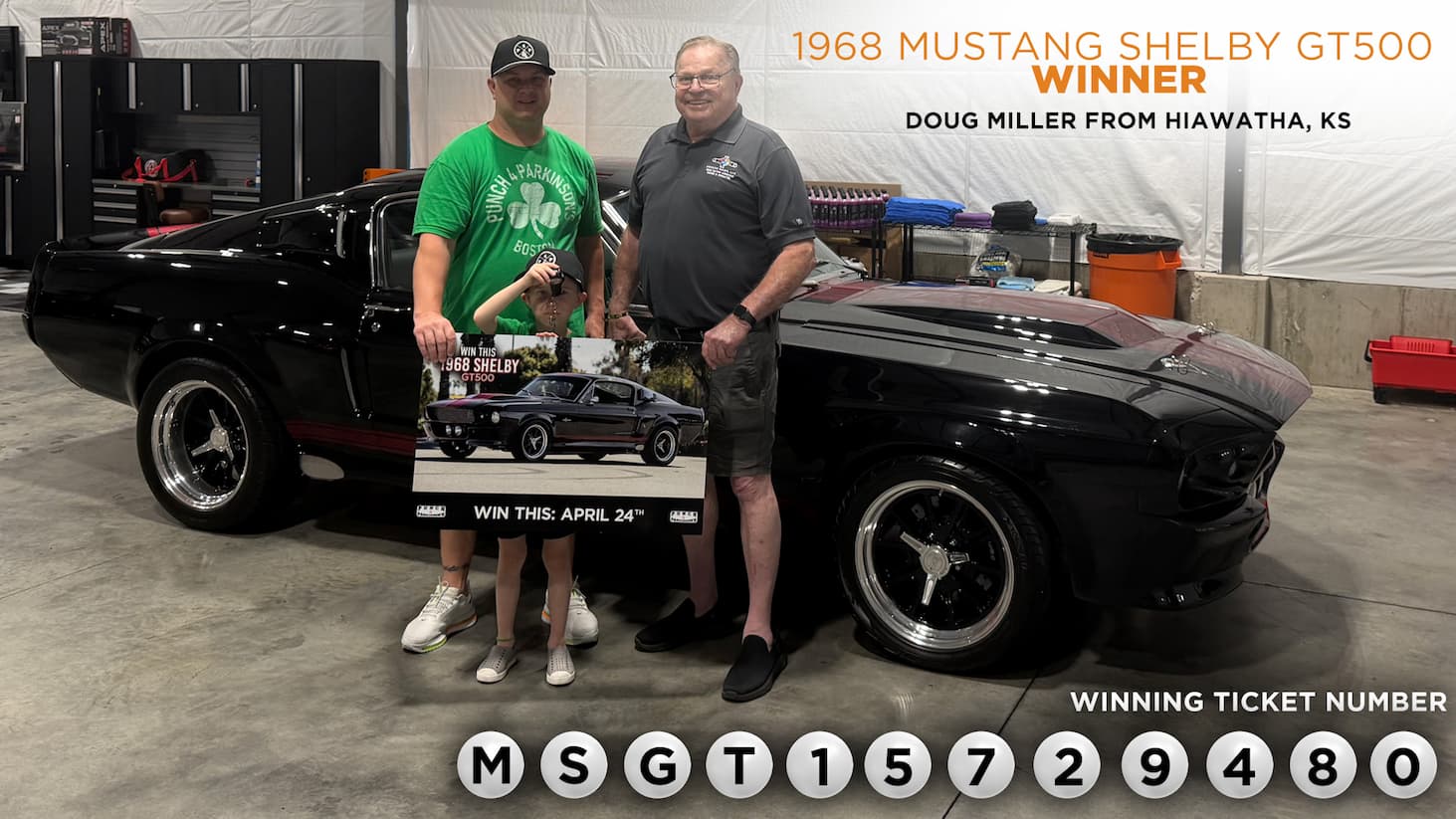Previous 1968 Mustang Shelby Winner